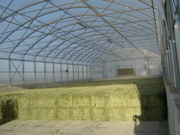  compact, hay dryer, round bales, square bales, concrete, biogas